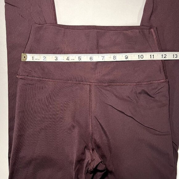 Glyder Womans Small High Waist Pure Legging in Burgundy/Plum Athleisure Comfort - Picture 3 of 7